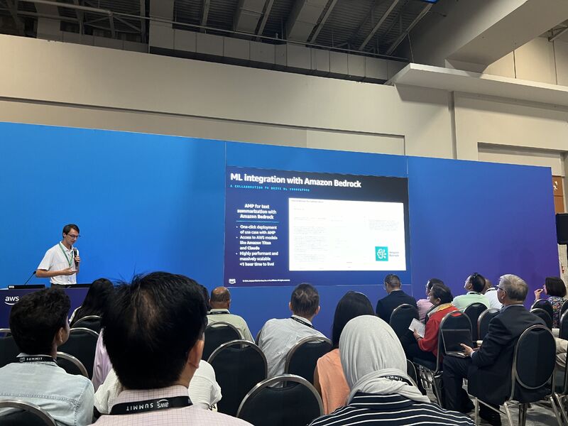 AWS Summit DC — Cloudera booth photo 2